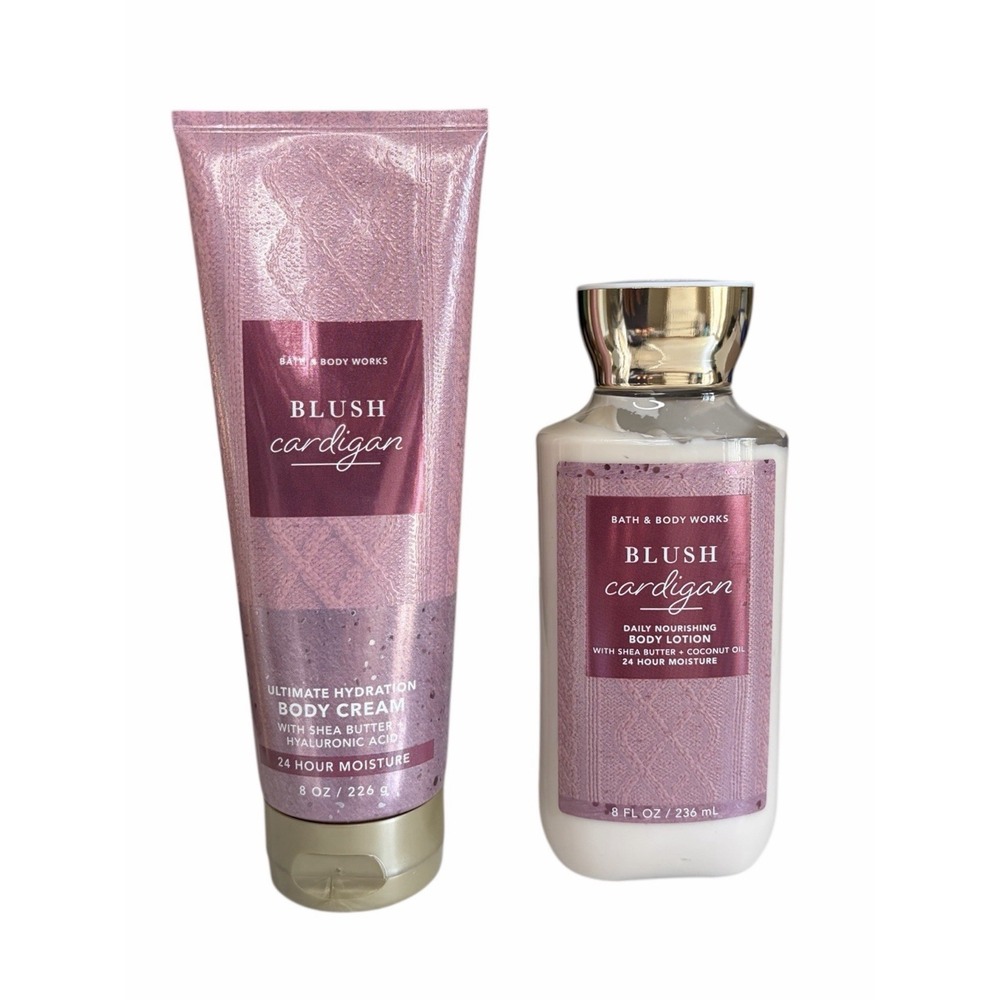 Bath‎ & Body Works BLUSH CARDIGAN Body Cream + Lotion New